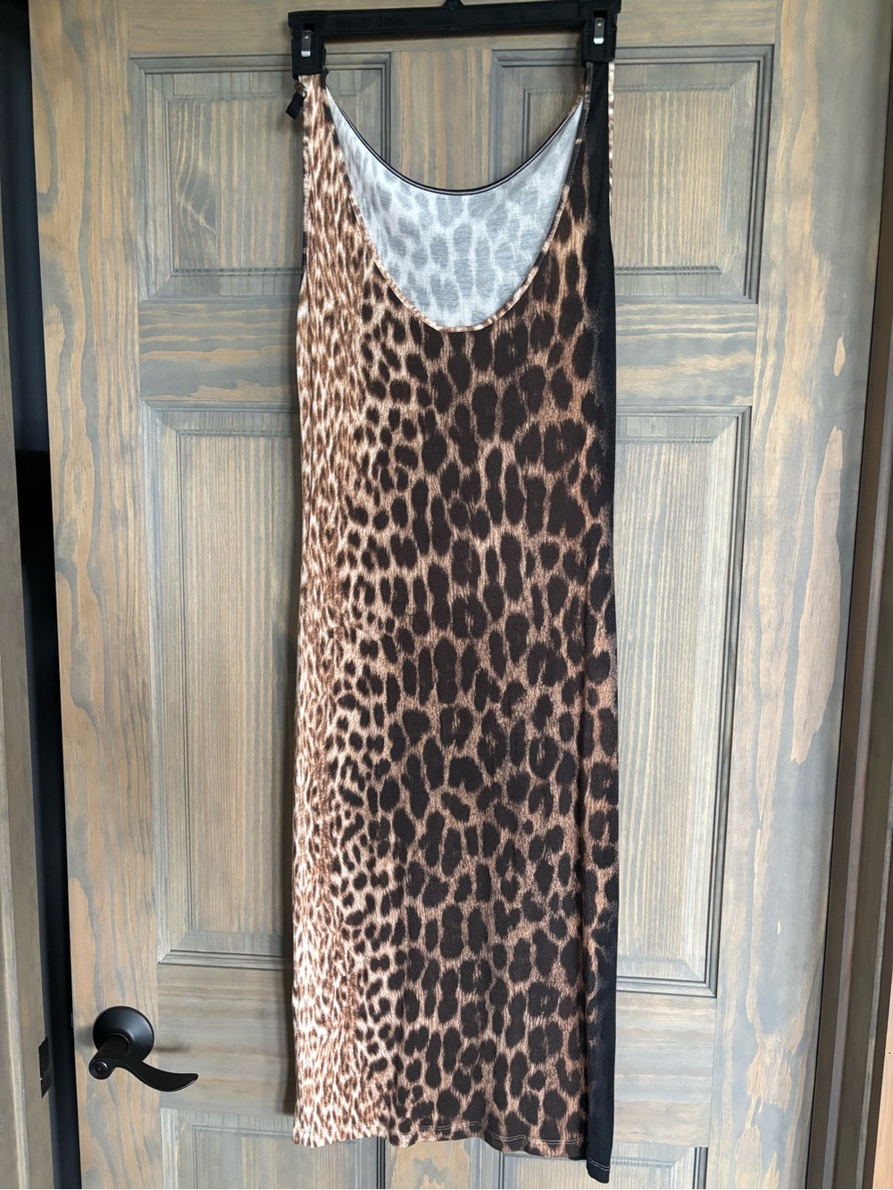 Just Cavalli Brown Animal Print Midi Dress. Italian size 44. Fits best US 6 - 8